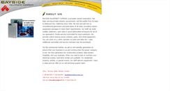 Desktop Screenshot of baysideequipment.com